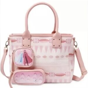 Disney Frozen2 by Brittany Lee Pink tote/ crossbody Purse NWT